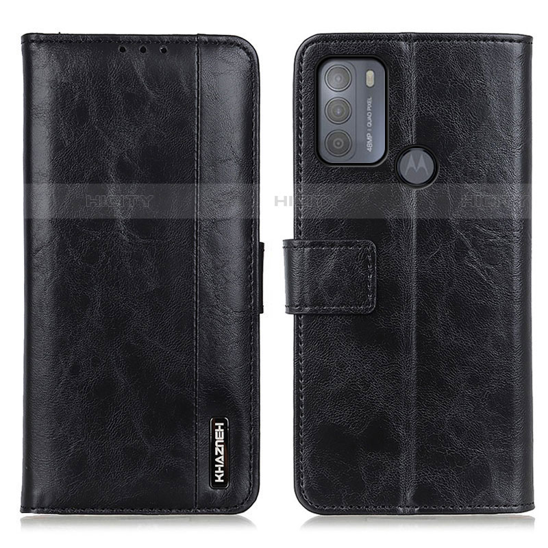 Funda de Cuero Cartera con Soporte Carcasa M11L para Motorola Moto G50 Negro