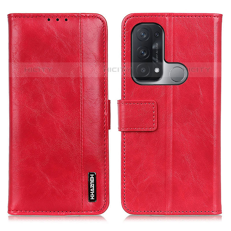 Funda de Cuero Cartera con Soporte Carcasa M11L para Oppo Reno5 A Rojo