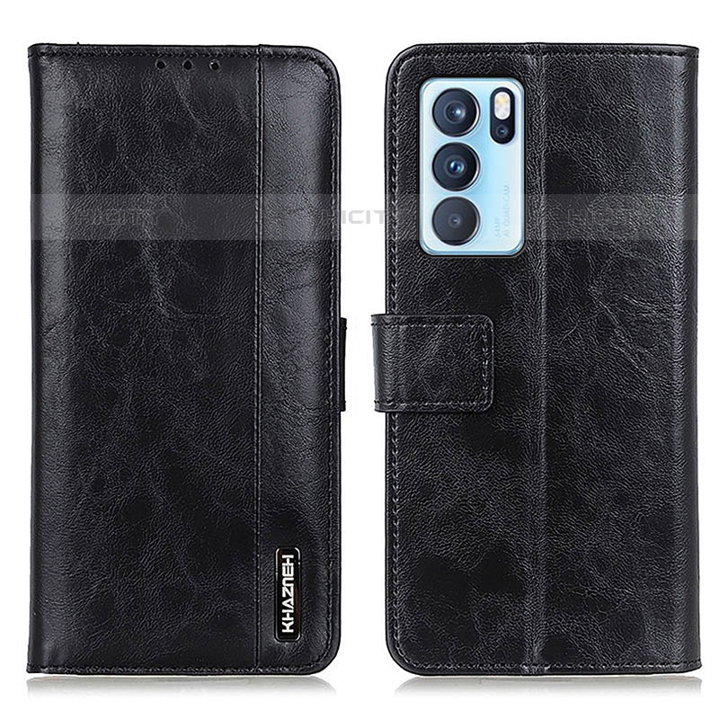 Funda de Cuero Cartera con Soporte Carcasa M11L para Oppo Reno6 Pro 5G India