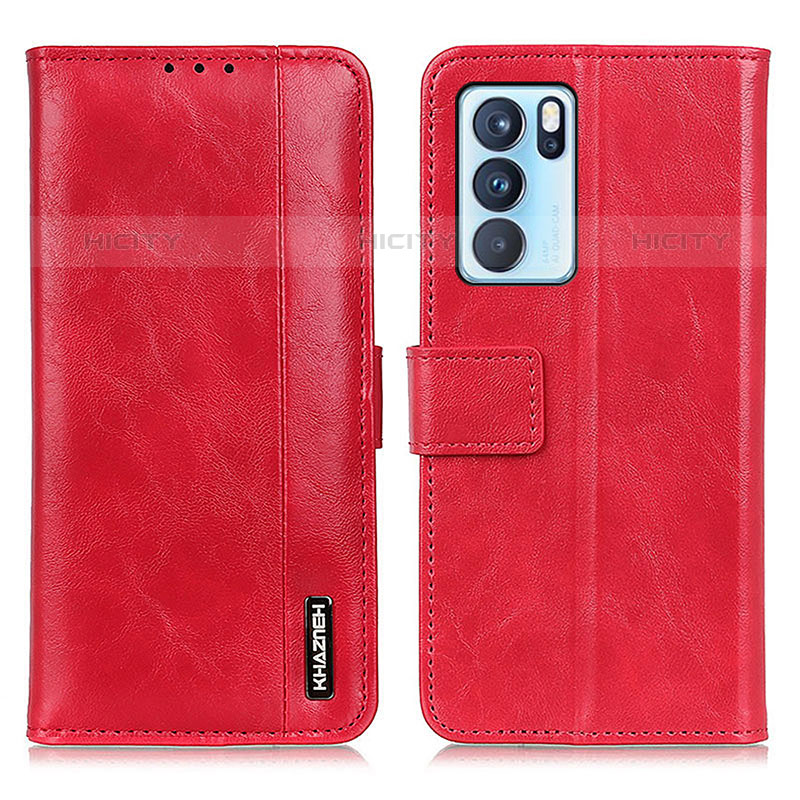 Funda de Cuero Cartera con Soporte Carcasa M11L para Oppo Reno6 Pro 5G India