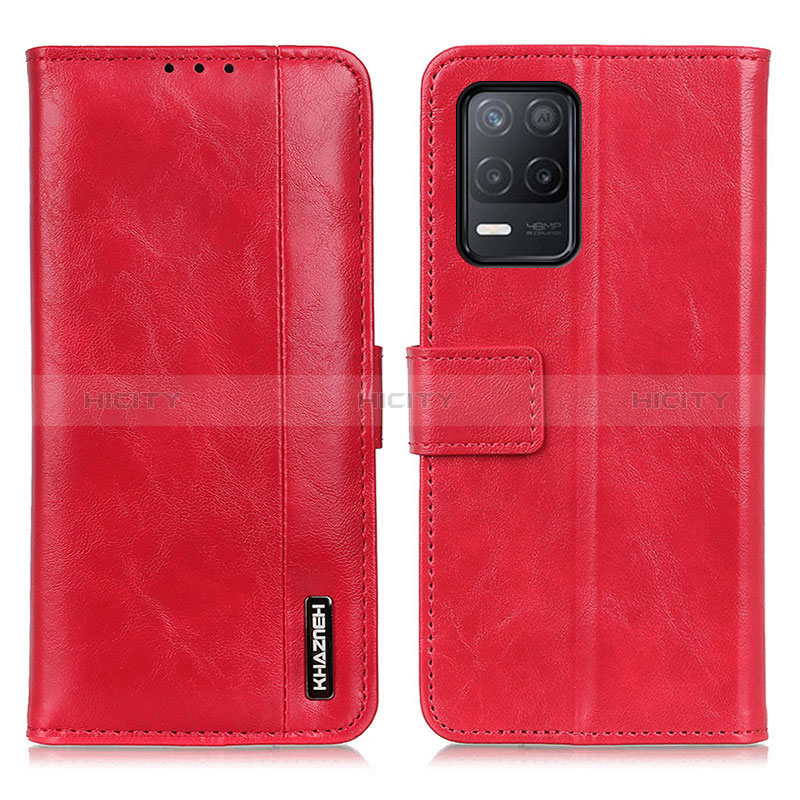 Funda de Cuero Cartera con Soporte Carcasa M11L para Realme 8 5G Rojo