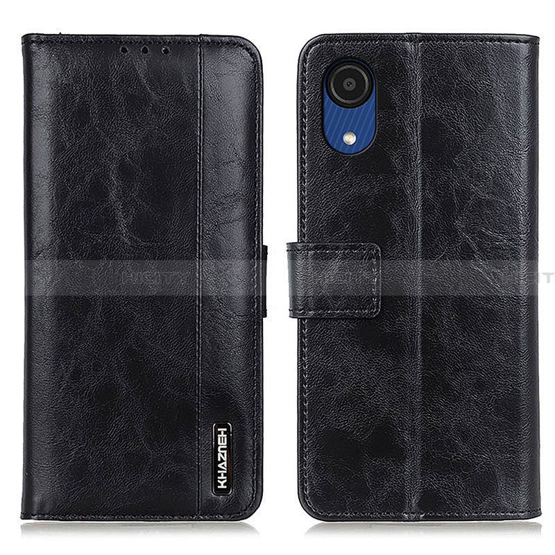 Funda de Cuero Cartera con Soporte Carcasa M11L para Samsung Galaxy A03 Core Negro