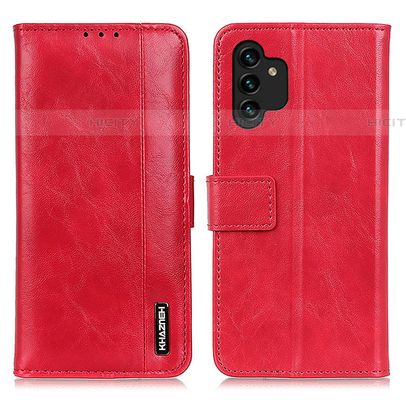 Funda de Cuero Cartera con Soporte Carcasa M11L para Samsung Galaxy A04s Rojo