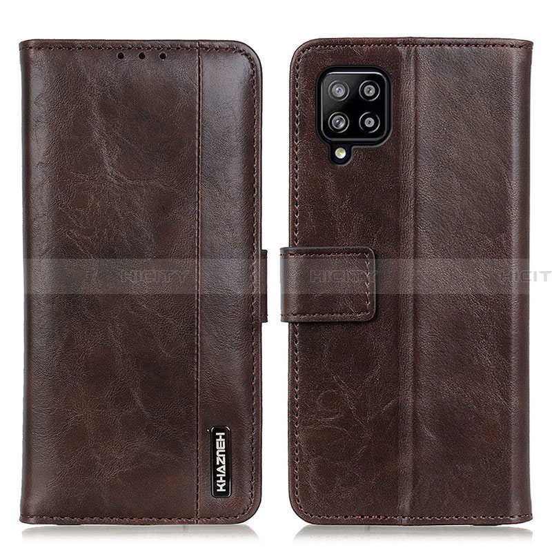 Funda de Cuero Cartera con Soporte Carcasa M11L para Samsung Galaxy A22 4G Marron