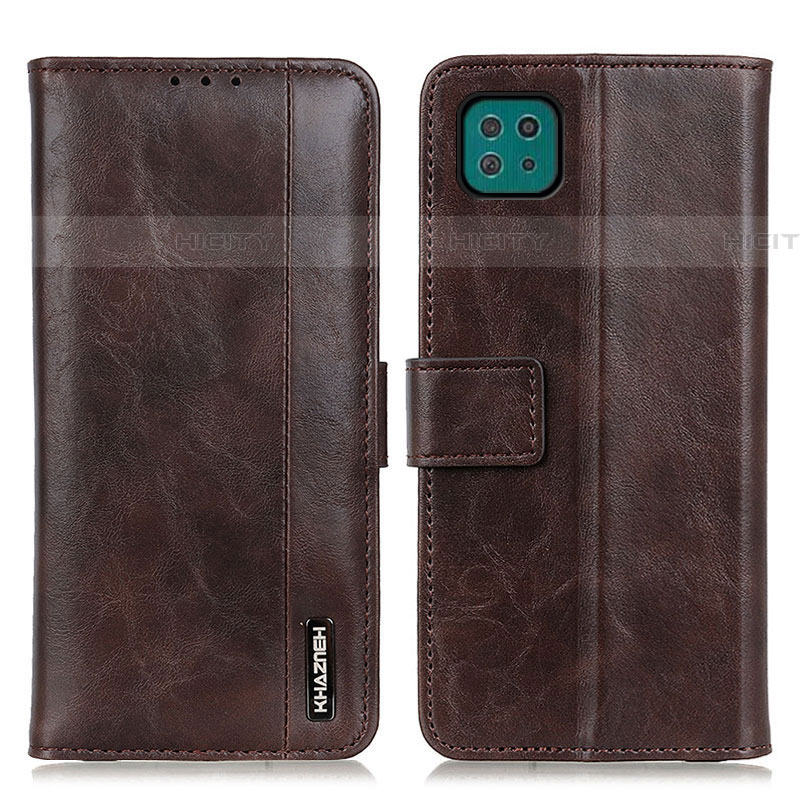 Funda de Cuero Cartera con Soporte Carcasa M11L para Samsung Galaxy F42 5G Marron