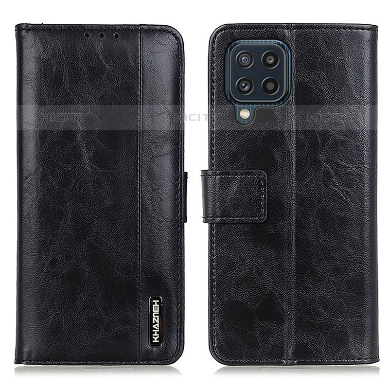 Funda de Cuero Cartera con Soporte Carcasa M11L para Samsung Galaxy M32 4G Negro