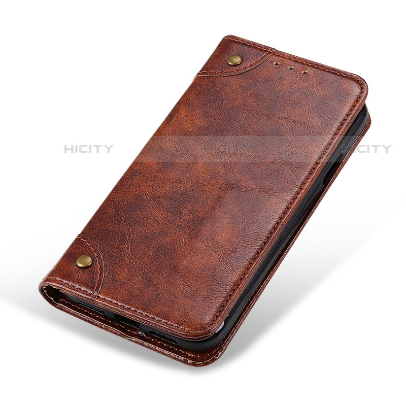 Funda de Cuero Cartera con Soporte Carcasa M11L para Samsung Galaxy S21 Ultra 5G Marron