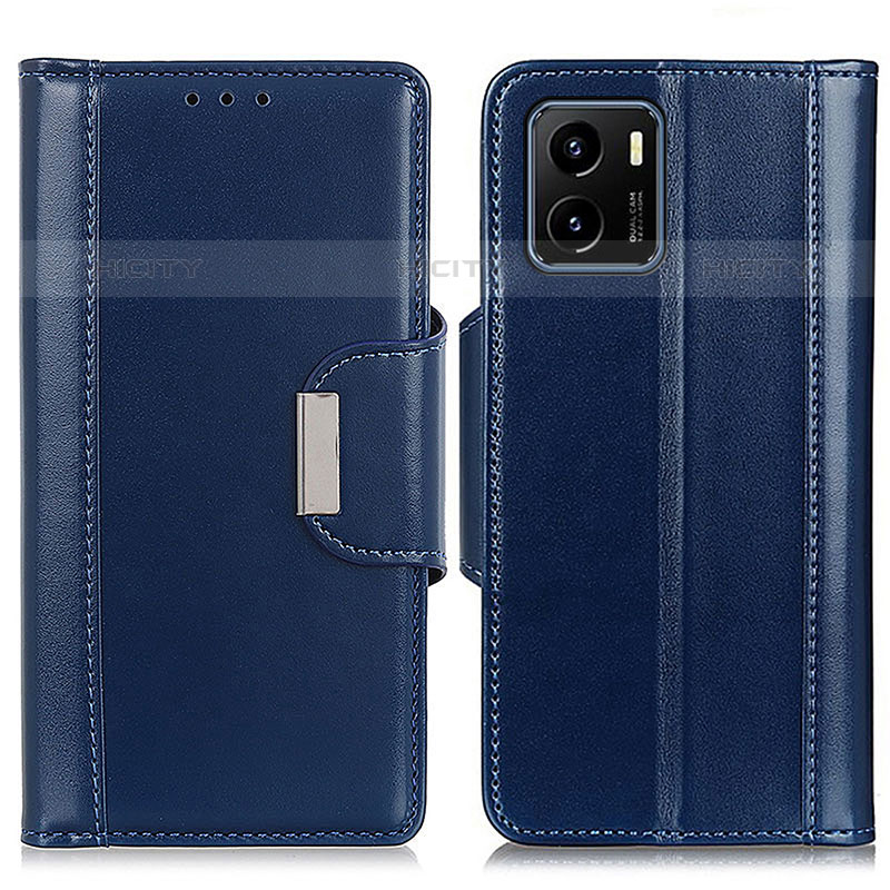 Funda de Cuero Cartera con Soporte Carcasa M11L para Vivo iQOO U5x Azul