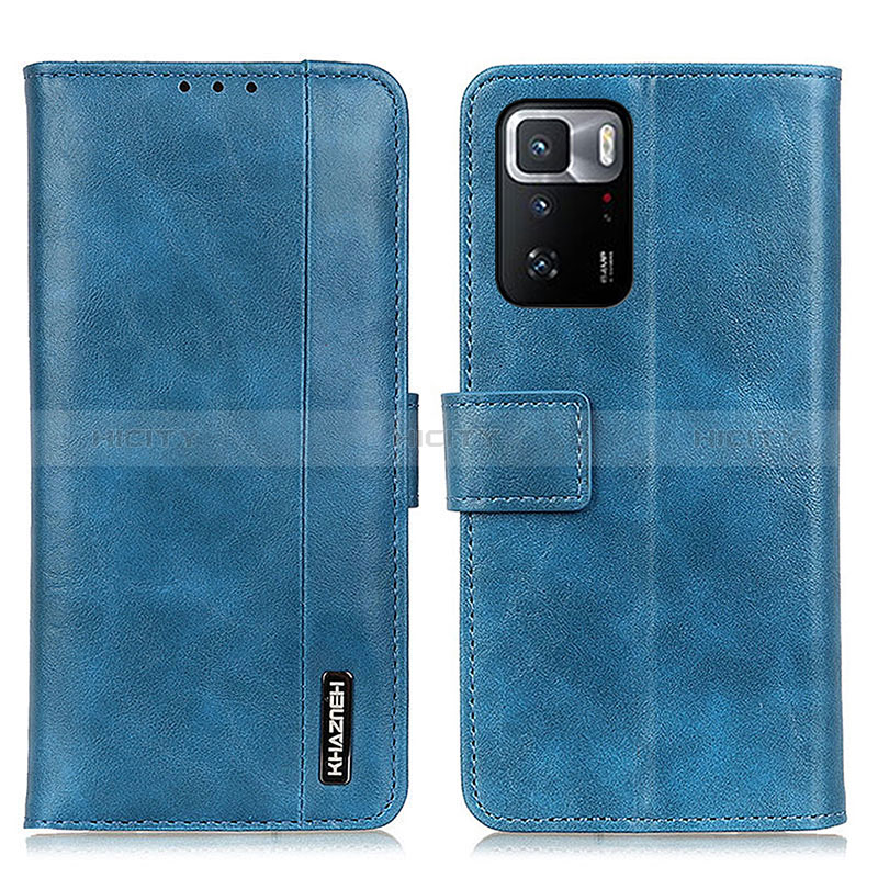 Funda de Cuero Cartera con Soporte Carcasa M11L para Xiaomi Poco X3 GT 5G Azul