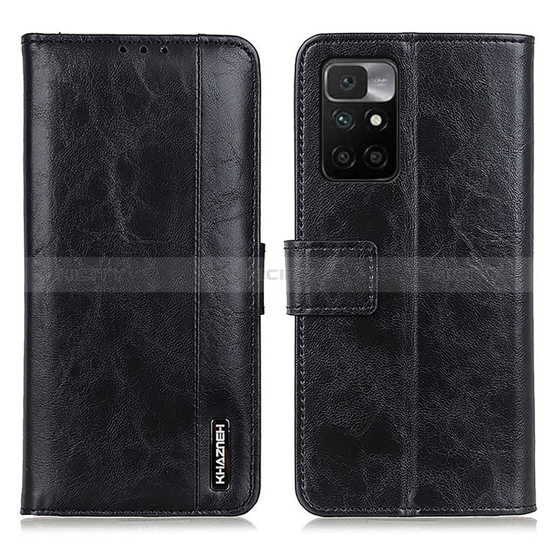 Funda de Cuero Cartera con Soporte Carcasa M11L para Xiaomi Redmi 10 4G Negro