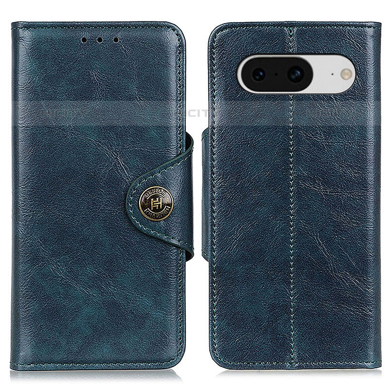 Funda de Cuero Cartera con Soporte Carcasa M12L para Google Pixel 8 5G Azul