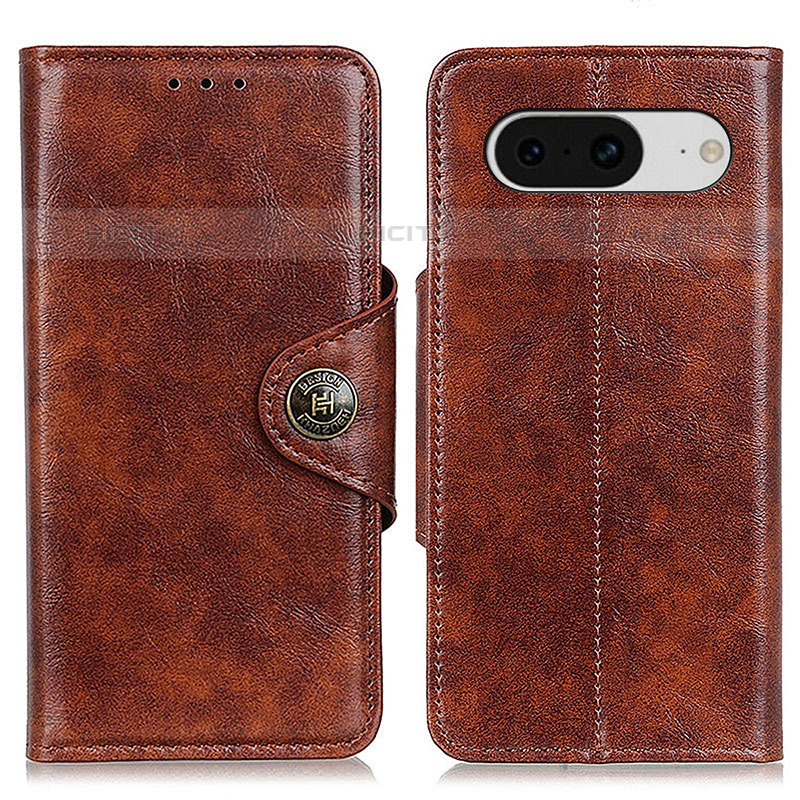 Funda de Cuero Cartera con Soporte Carcasa M12L para Google Pixel 8 5G Marron