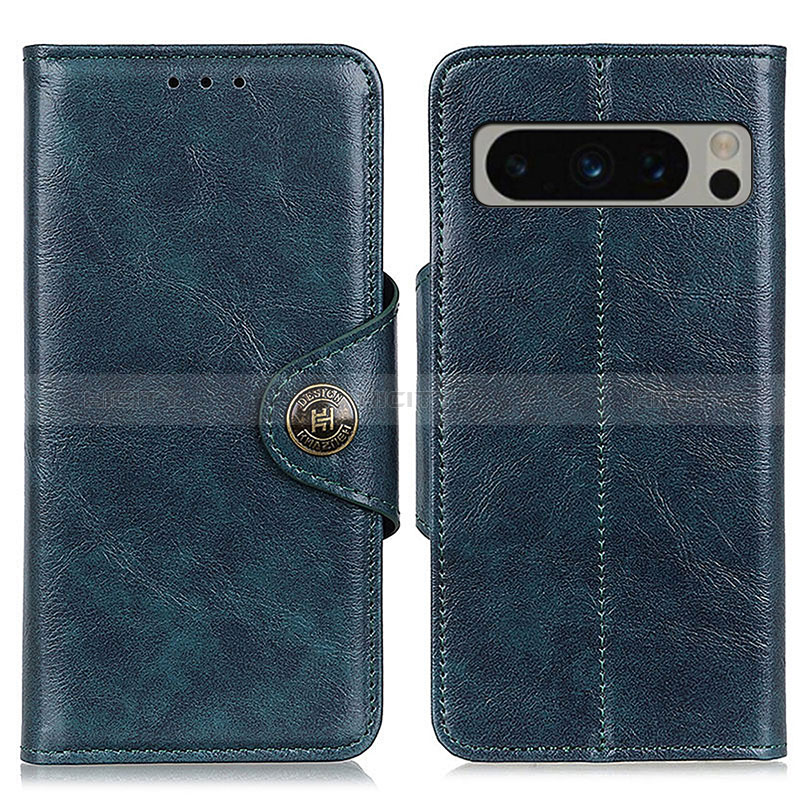 Funda de Cuero Cartera con Soporte Carcasa M12L para Google Pixel 8 Pro 5G Azul