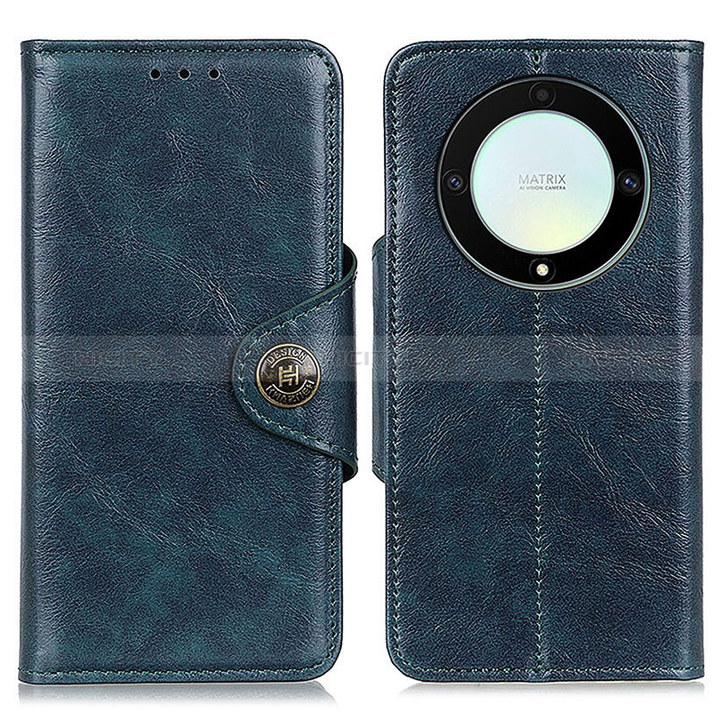 Funda de Cuero Cartera con Soporte Carcasa M12L para Huawei Honor Magic5 Lite 5G Azul