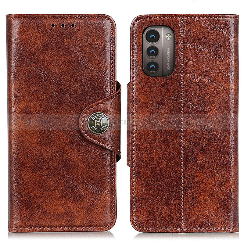 Funda de Cuero Cartera con Soporte Carcasa M12L para Nokia G11 Marron