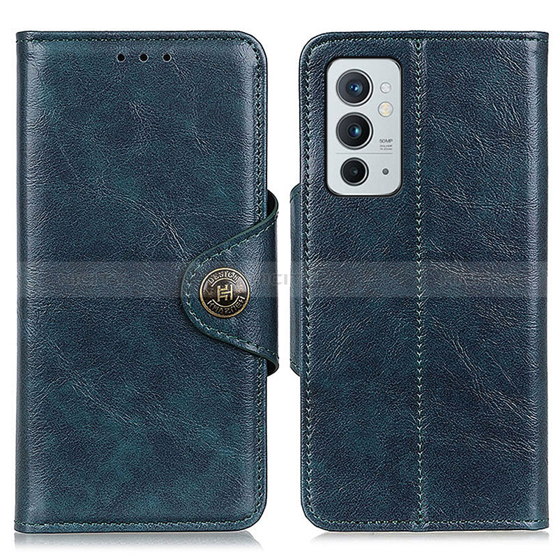 Funda de Cuero Cartera con Soporte Carcasa M12L para OnePlus 9RT 5G Azul