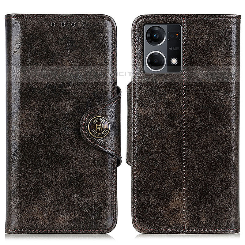 Funda de Cuero Cartera con Soporte Carcasa M12L para Oppo F21 Pro 4G