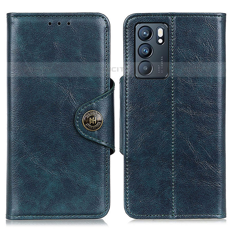 Funda de Cuero Cartera con Soporte Carcasa M12L para Oppo Reno6 5G