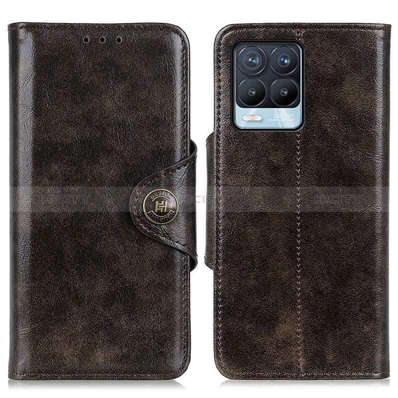 Funda de Cuero Cartera con Soporte Carcasa M12L para Realme 8 Pro Bronze