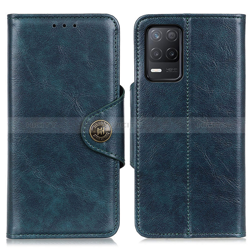 Funda de Cuero Cartera con Soporte Carcasa M12L para Realme 9 5G India Azul