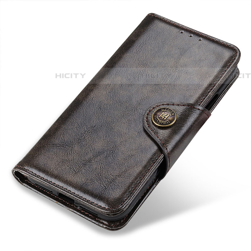 Funda de Cuero Cartera con Soporte Carcasa M12L para Samsung Galaxy A03s Bronze