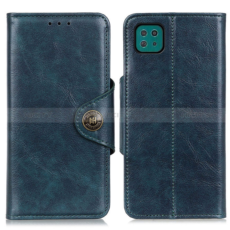 Funda de Cuero Cartera con Soporte Carcasa M12L para Samsung Galaxy A22s 5G Azul