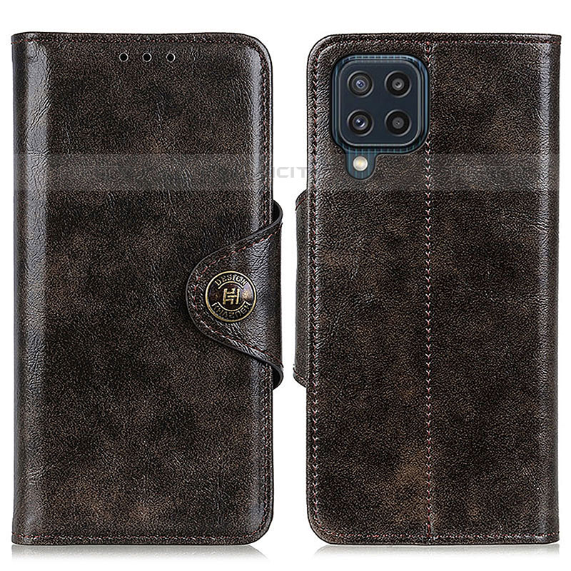 Funda de Cuero Cartera con Soporte Carcasa M12L para Samsung Galaxy M32 4G Bronze