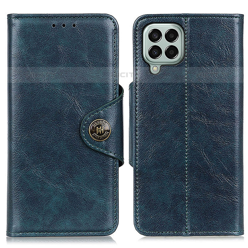 Funda de Cuero Cartera con Soporte Carcasa M12L para Samsung Galaxy M33 5G Azul