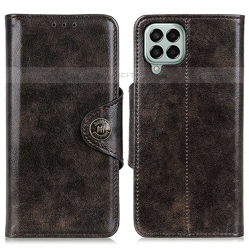 Funda de Cuero Cartera con Soporte Carcasa M12L para Samsung Galaxy M33 5G Bronze