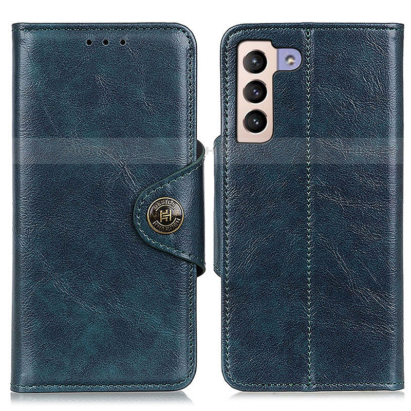 Funda de Cuero Cartera con Soporte Carcasa M12L para Samsung Galaxy S21 Plus 5G Azul