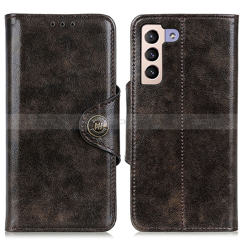 Funda de Cuero Cartera con Soporte Carcasa M12L para Samsung Galaxy S24 5G Bronze