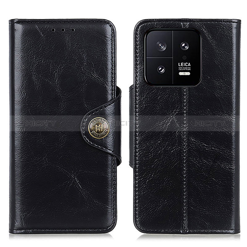 Funda de Cuero Cartera con Soporte Carcasa M12L para Xiaomi Mi 13 5G Negro