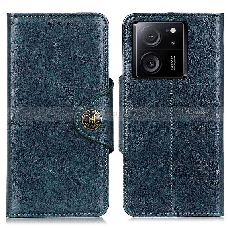 Funda de Cuero Cartera con Soporte Carcasa M12L para Xiaomi Mi 13T Pro 5G Azul