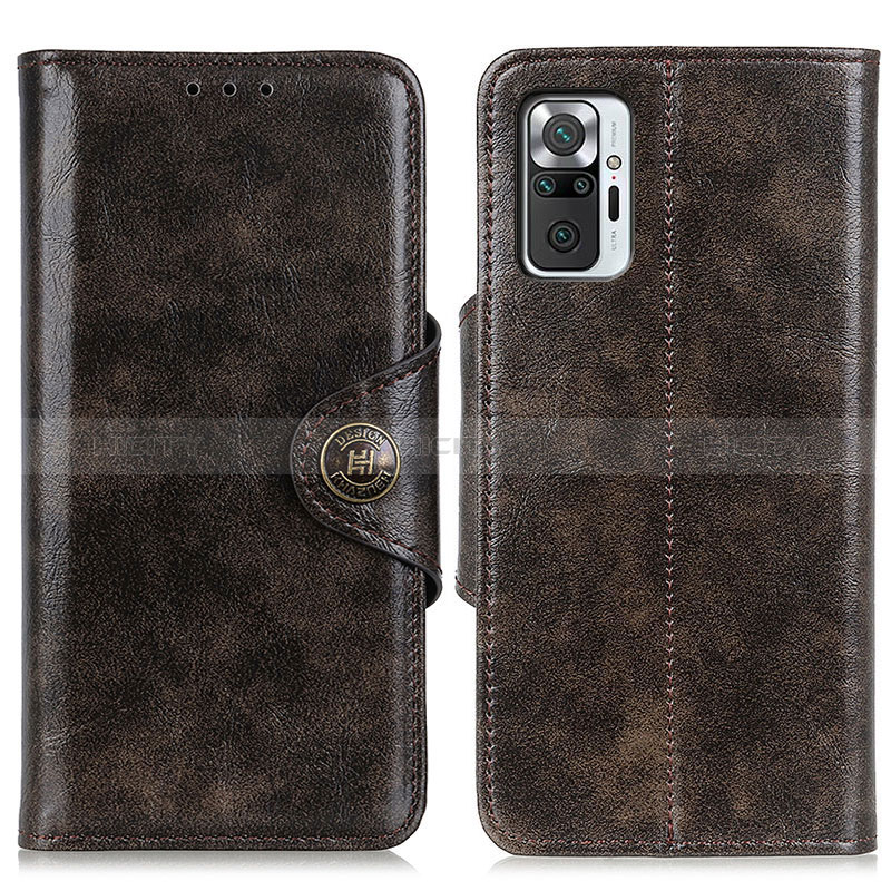 Funda de Cuero Cartera con Soporte Carcasa M12L para Xiaomi Redmi Note 10 Pro 4G