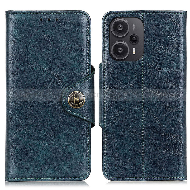 Funda de Cuero Cartera con Soporte Carcasa M12L para Xiaomi Redmi Note 12 Turbo 5G Azul