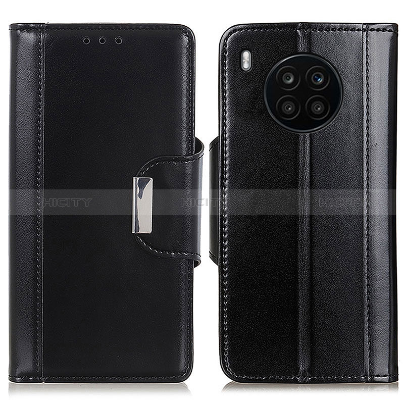 Funda de Cuero Cartera con Soporte Carcasa M13L para Huawei Honor 50 Lite Negro