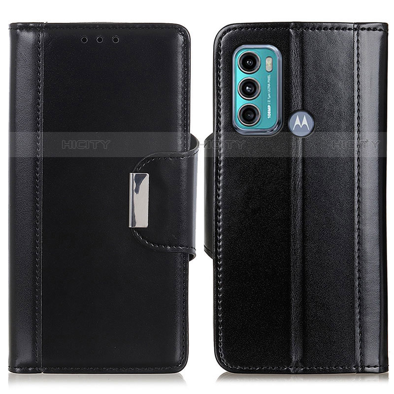 Funda de Cuero Cartera con Soporte Carcasa M13L para Motorola Moto G40 Fusion Negro