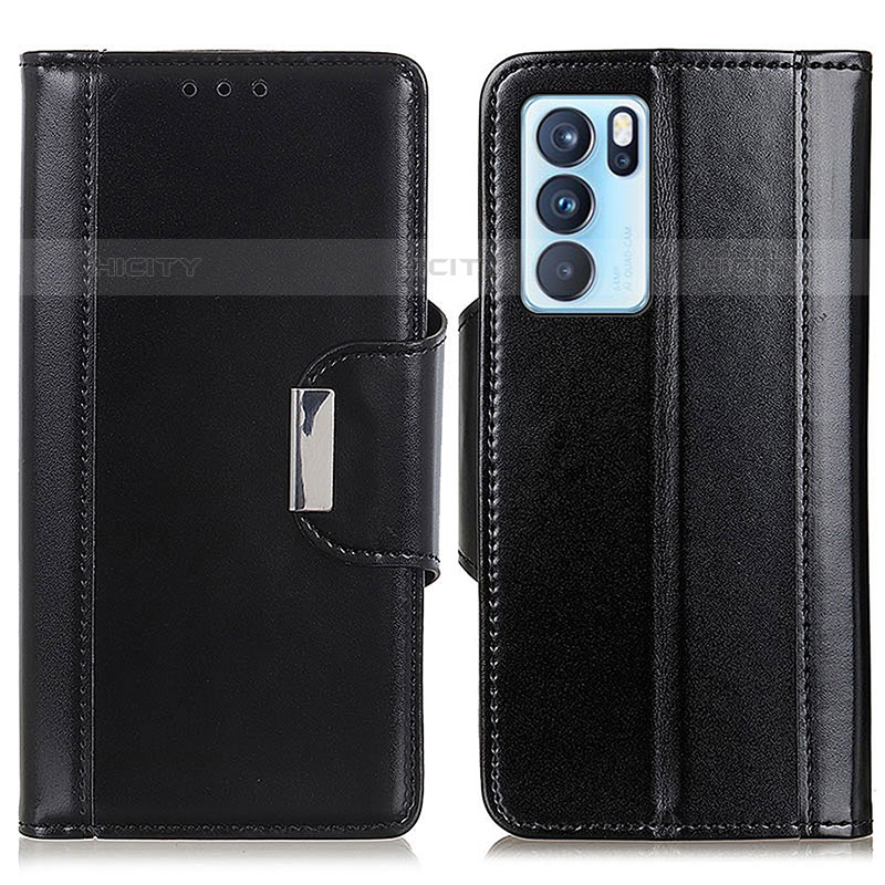 Funda de Cuero Cartera con Soporte Carcasa M13L para Oppo Reno6 Pro 5G India