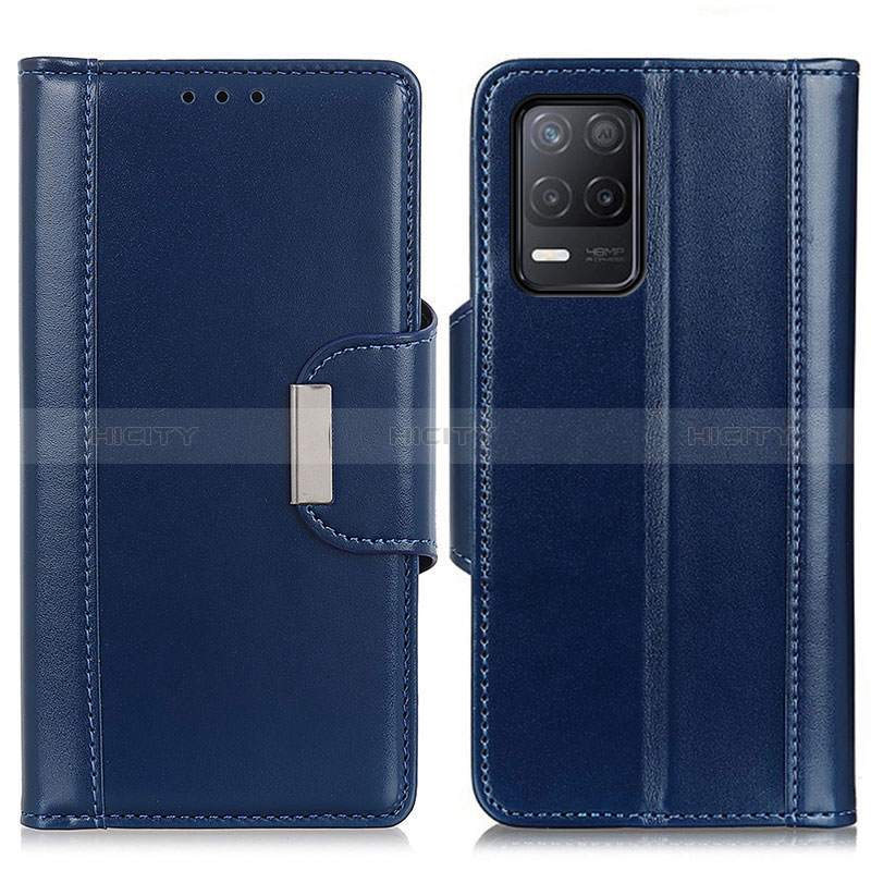 Funda de Cuero Cartera con Soporte Carcasa M13L para Realme 8 5G Azul