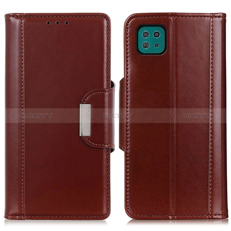 Funda de Cuero Cartera con Soporte Carcasa M13L para Samsung Galaxy A22s 5G Marron