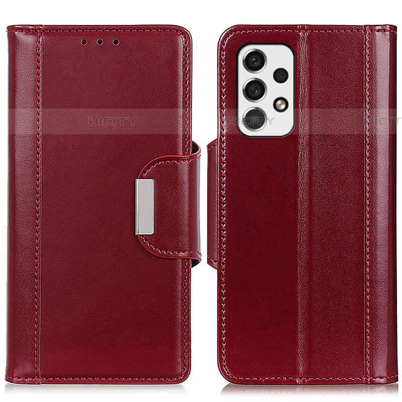 Funda de Cuero Cartera con Soporte Carcasa M13L para Samsung Galaxy A53 5G Rojo