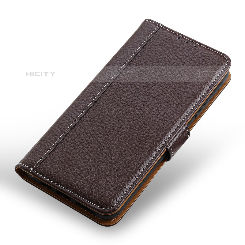 Funda de Cuero Cartera con Soporte Carcasa M13L para Samsung Galaxy M32 5G Marron