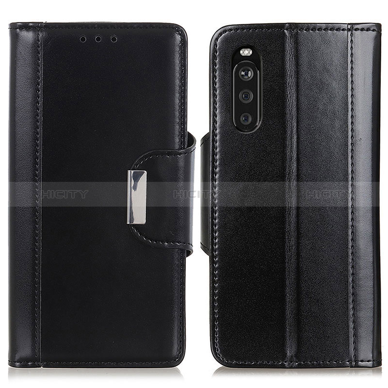 Funda de Cuero Cartera con Soporte Carcasa M13L para Sony Xperia 10 III Negro