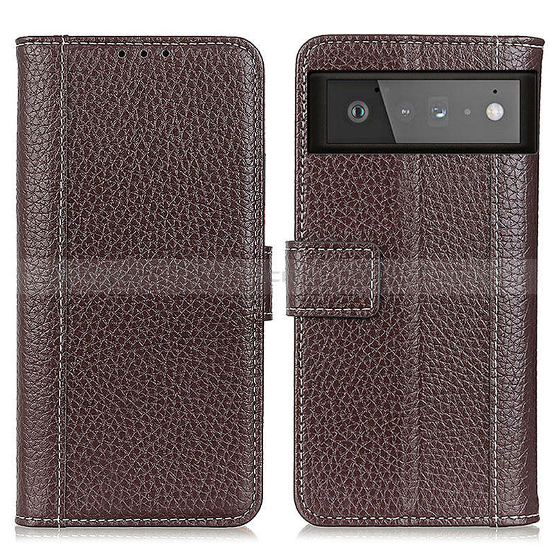 Funda de Cuero Cartera con Soporte Carcasa M14L para Google Pixel 6 5G