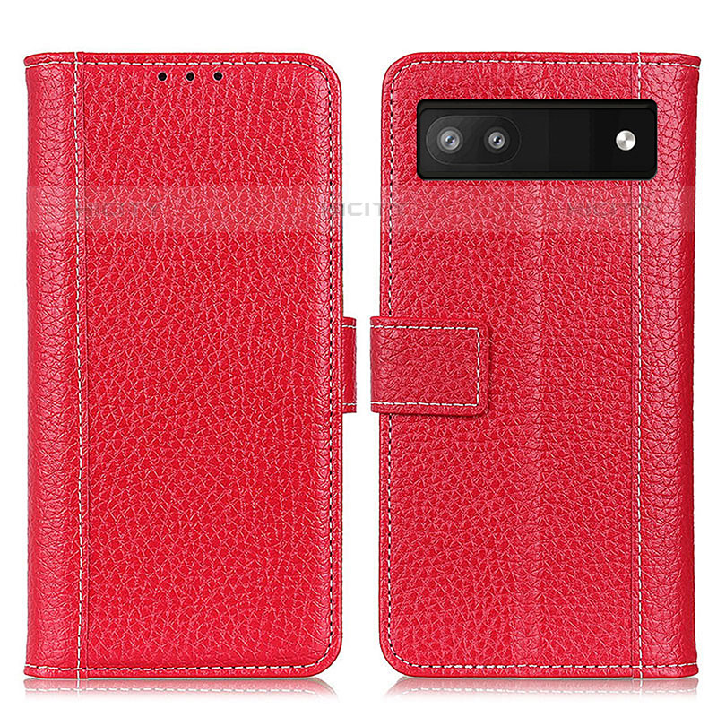 Funda de Cuero Cartera con Soporte Carcasa M14L para Google Pixel 6a 5G