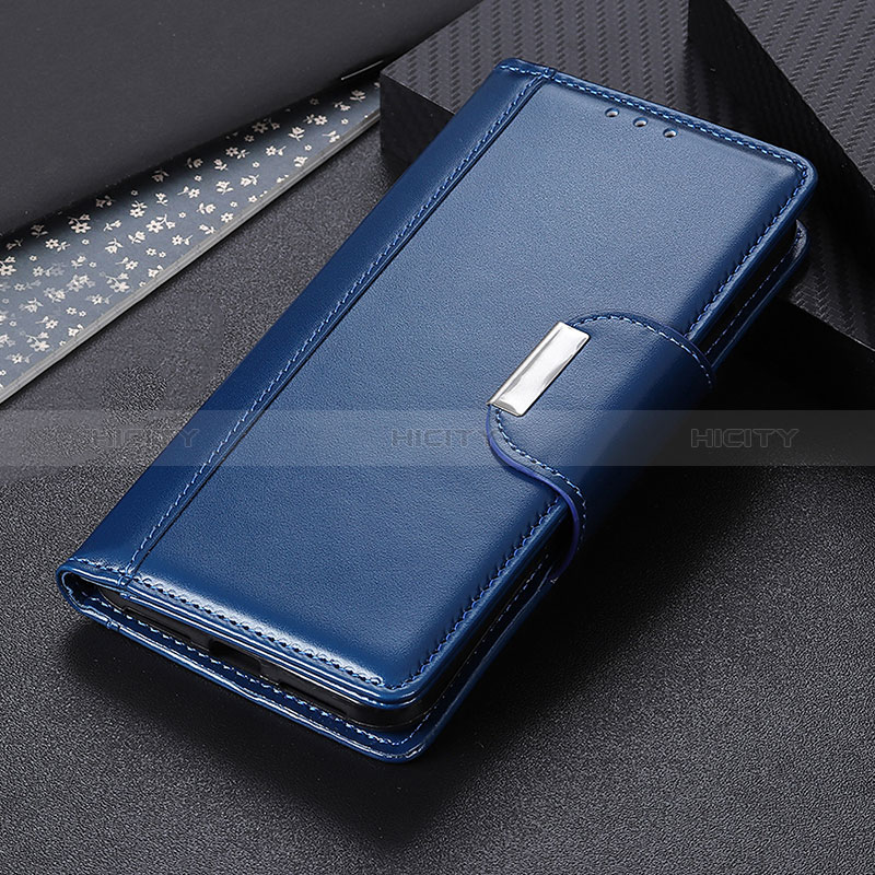 Funda de Cuero Cartera con Soporte Carcasa M14L para Huawei Honor 10X Lite Azul