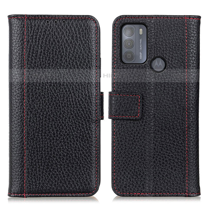 Funda de Cuero Cartera con Soporte Carcasa M14L para Motorola Moto G50