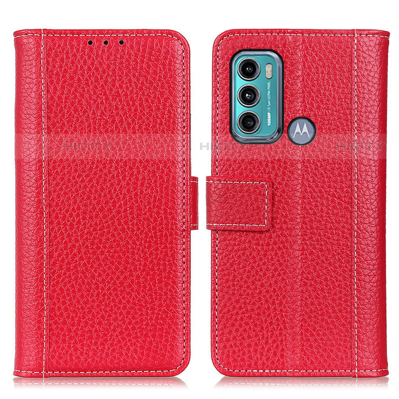 Funda de Cuero Cartera con Soporte Carcasa M14L para Motorola Moto G60