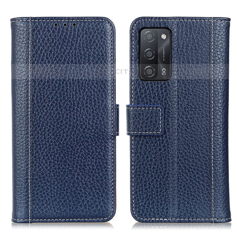 Funda de Cuero Cartera con Soporte Carcasa M14L para Oppo A55 5G