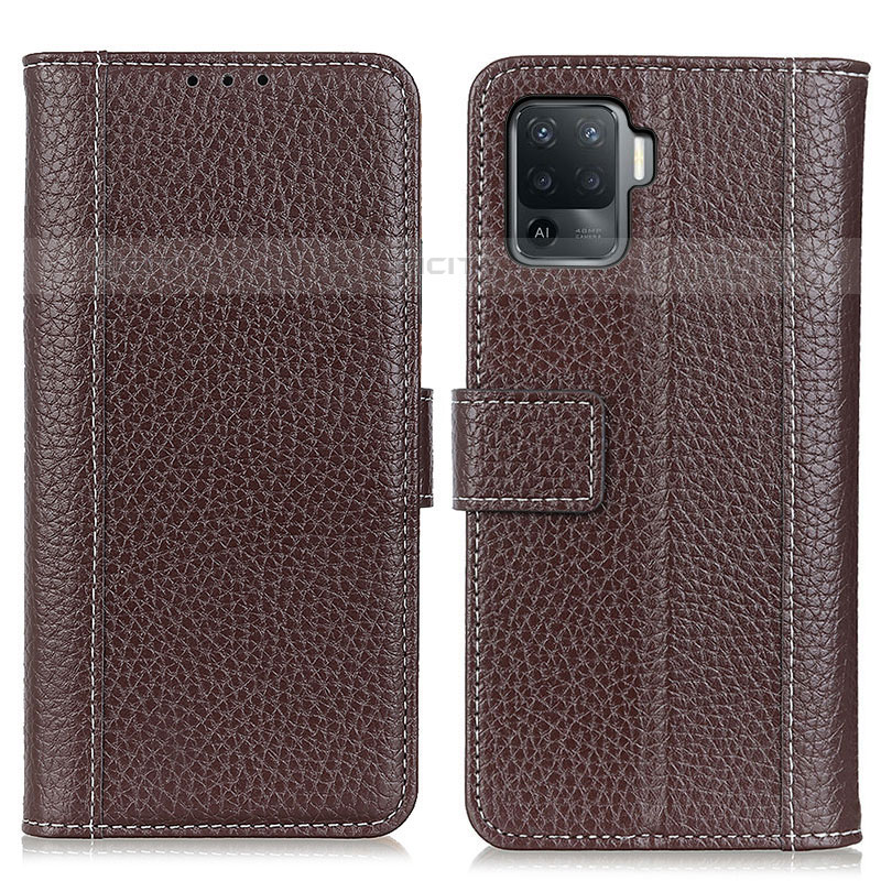 Funda de Cuero Cartera con Soporte Carcasa M14L para Oppo Reno5 Lite